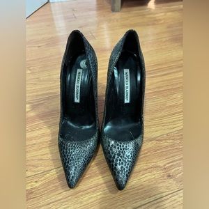 Snakeskin leather Manolo Blahnik size 36